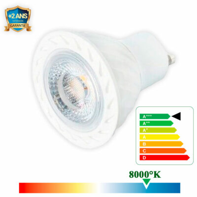 Spots LED GU10 – 50W Température de couleur : 4000° K « Lumière Blanche »